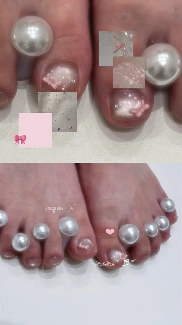 ネイル フットネイル Mashiro ✮*｡ﾟのネイルデザイン