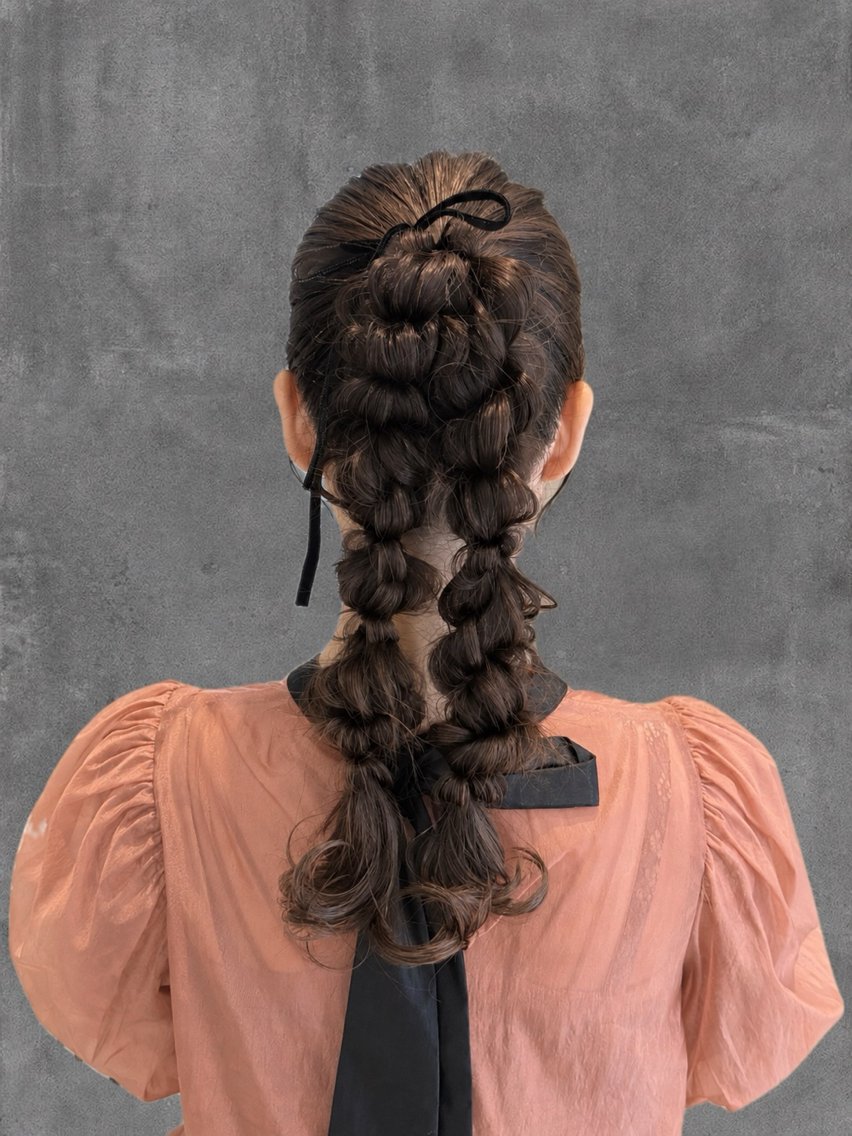 ヘアアレンジ ヘアセット rio ୨୧のヘアスタイル