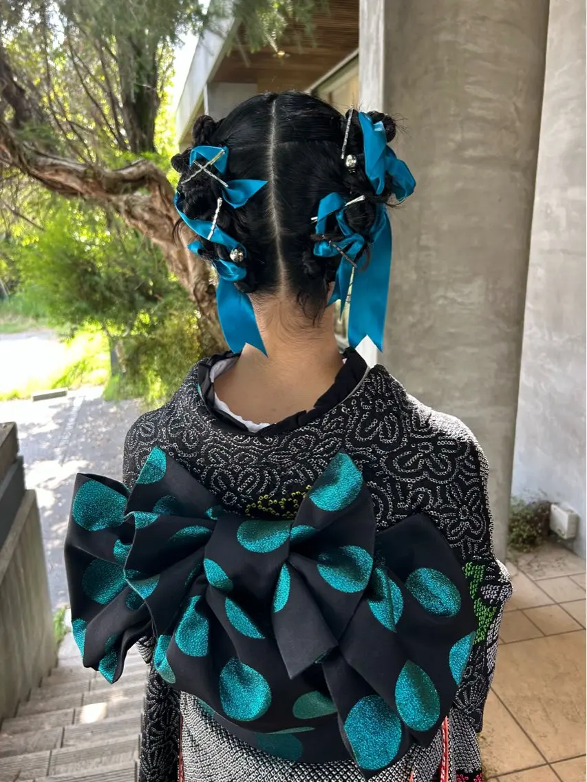 ロング ヘアアレンジ 成人式 ヘアセット lapis / soraのヘアスタイル