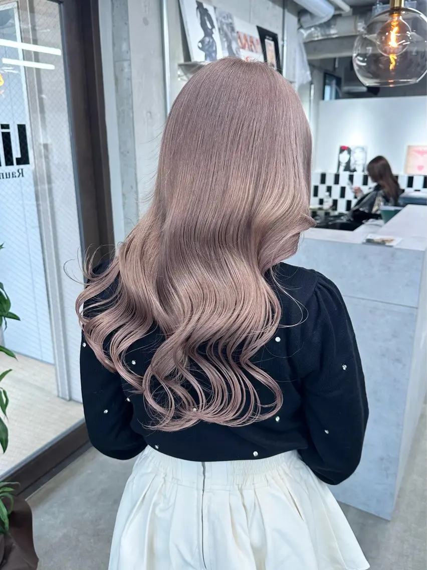 ロング トリートメント カット ヘアカラー トリートメント 🤍ムラ修正ブリーチ 🤍原宿/YUUのヘアスタイル