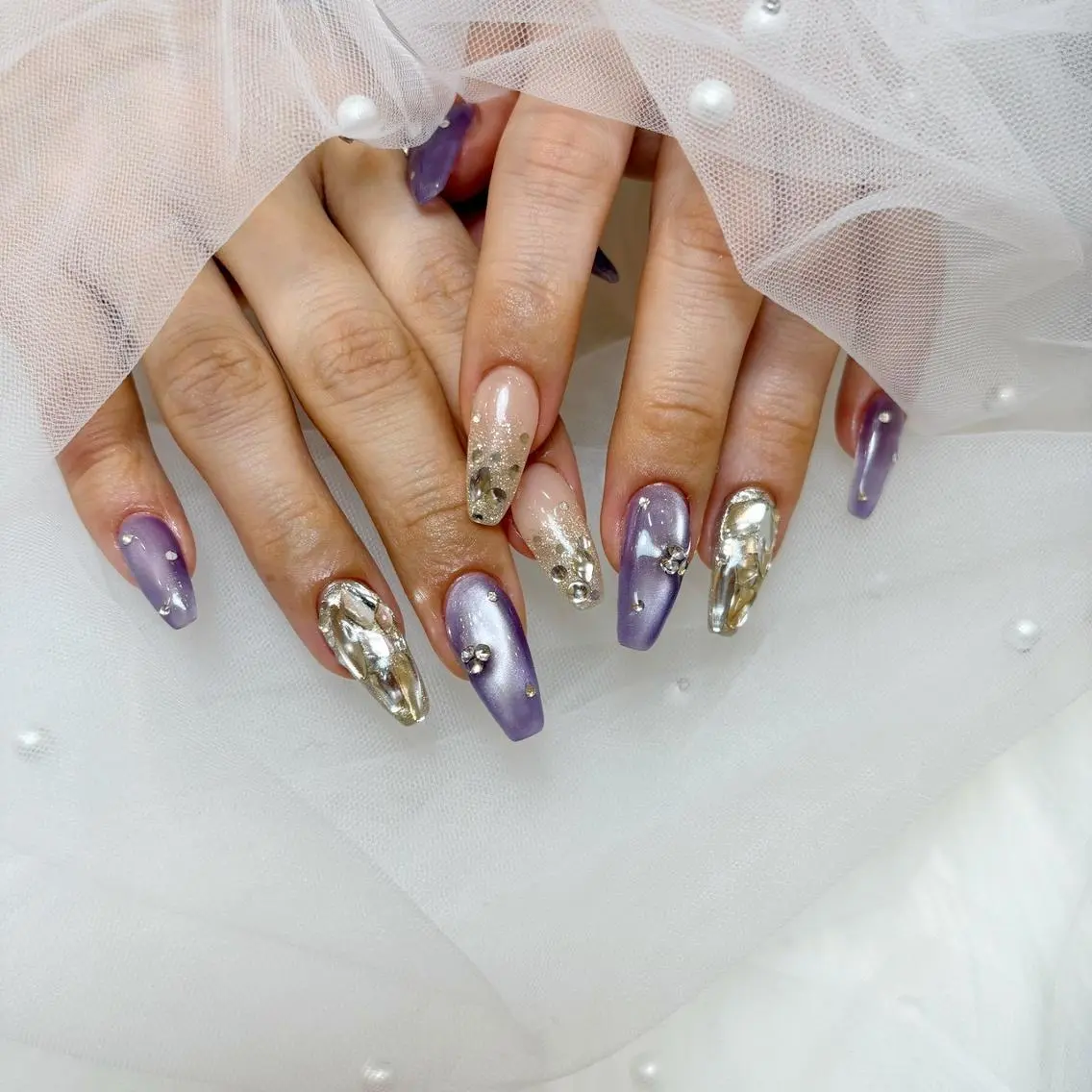 【HAND】撮影モデル様募集💓長さだし10本+10本アートの写真