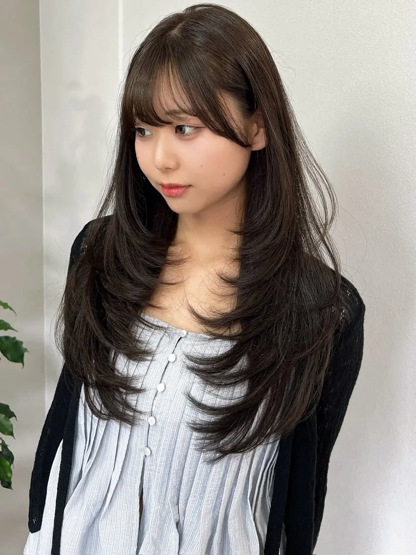 ロング カラー カット ヘアカラー トリートメント レイヤー/髪質改善 SOA大槻 純也のヘアスタイル