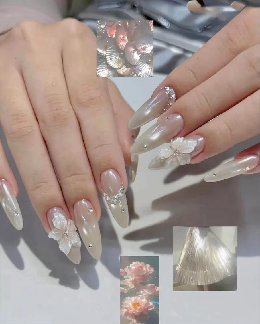 ネイル ジェルネイル 韓国ネイル 持ち込み シンプルネイル ワンホンネイル ハンドネイル 🎀Aura. Yurachanのネイルデザイン