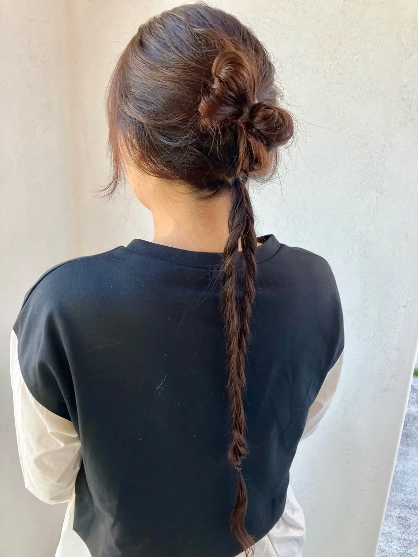 ロング ヘアアレンジ 清水 美香のヘアスタイル