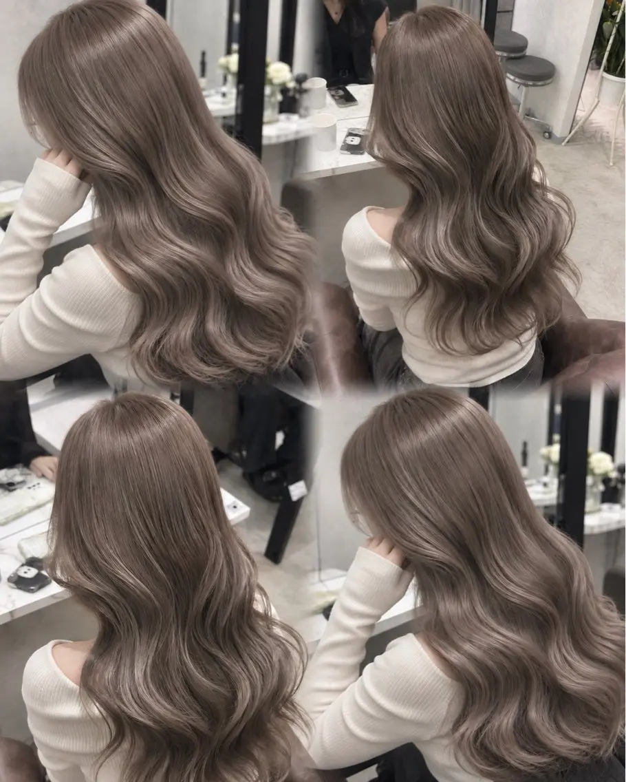 セミロング カラー カット ヘアカラー トリートメント 🦋透明感カラー✖️ 髪質改善🦋光希のヘアスタイル