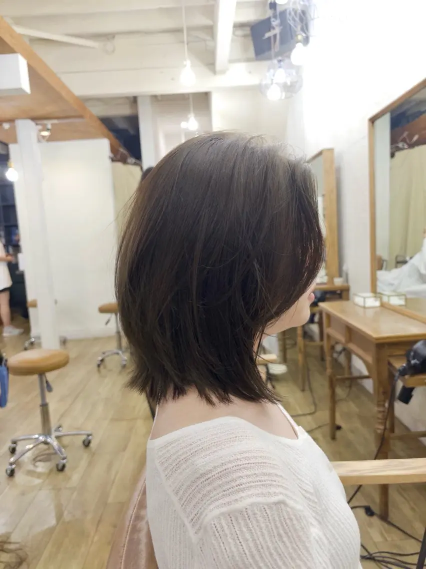 ミディアム カラー ヘアカラー SHO 👻原宿 /艶カラーのヘアスタイル