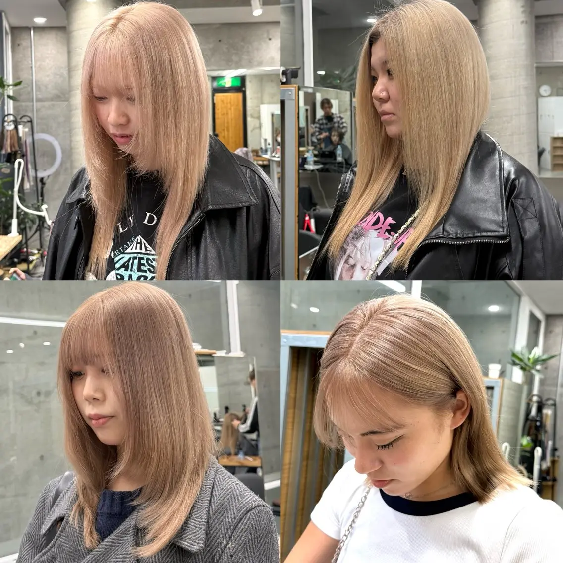 ロング カラー ヘアカラー Runa/大人 かわいいハイトーンのヘアスタイル