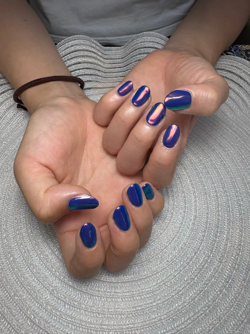 ネイル ミラーネイル ハンドネイル HAILEY nail saronのネイルデザイン