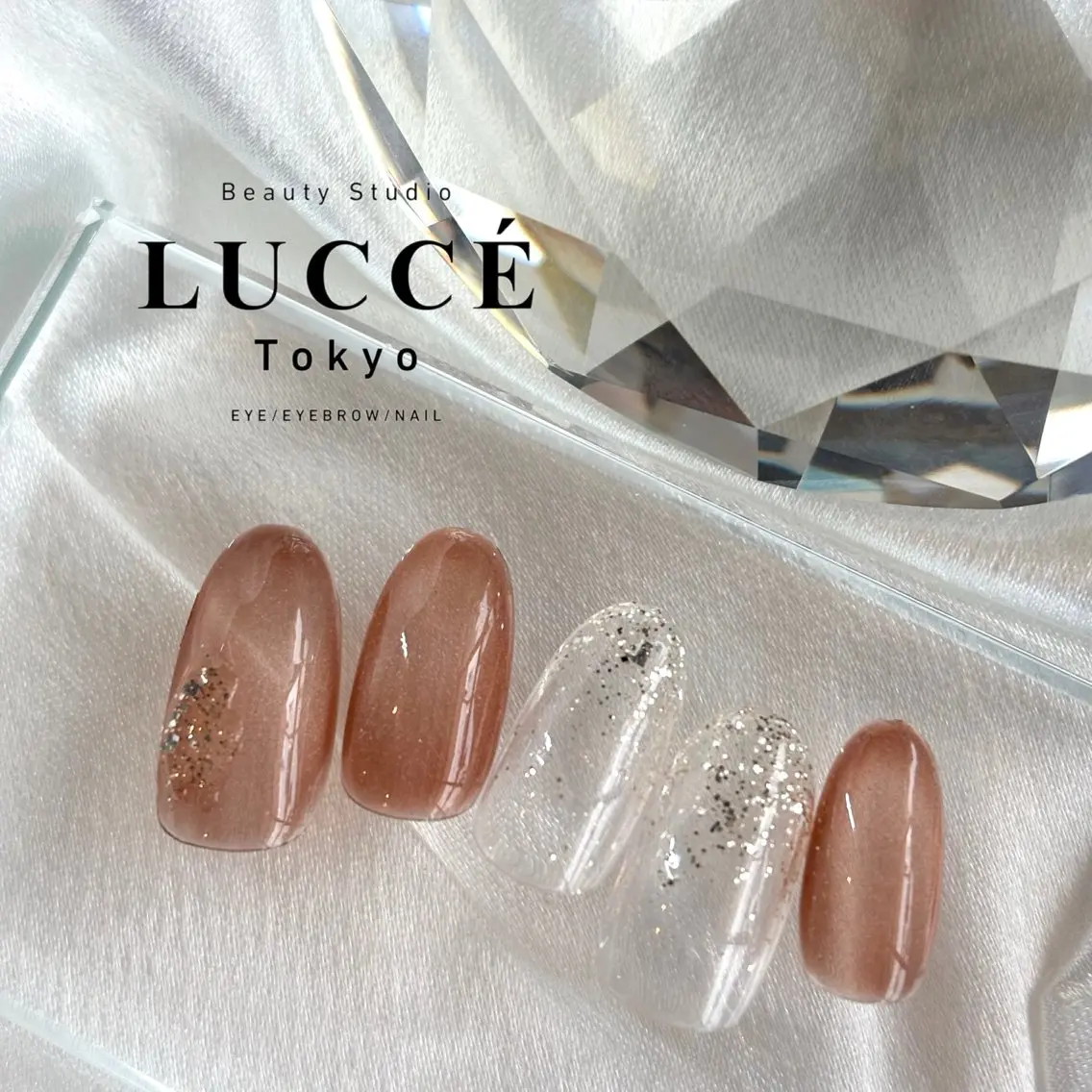 ネイル マグネットネイル ニュアンスネイル Sawako 高田馬場/ネイルのネイルデザイン