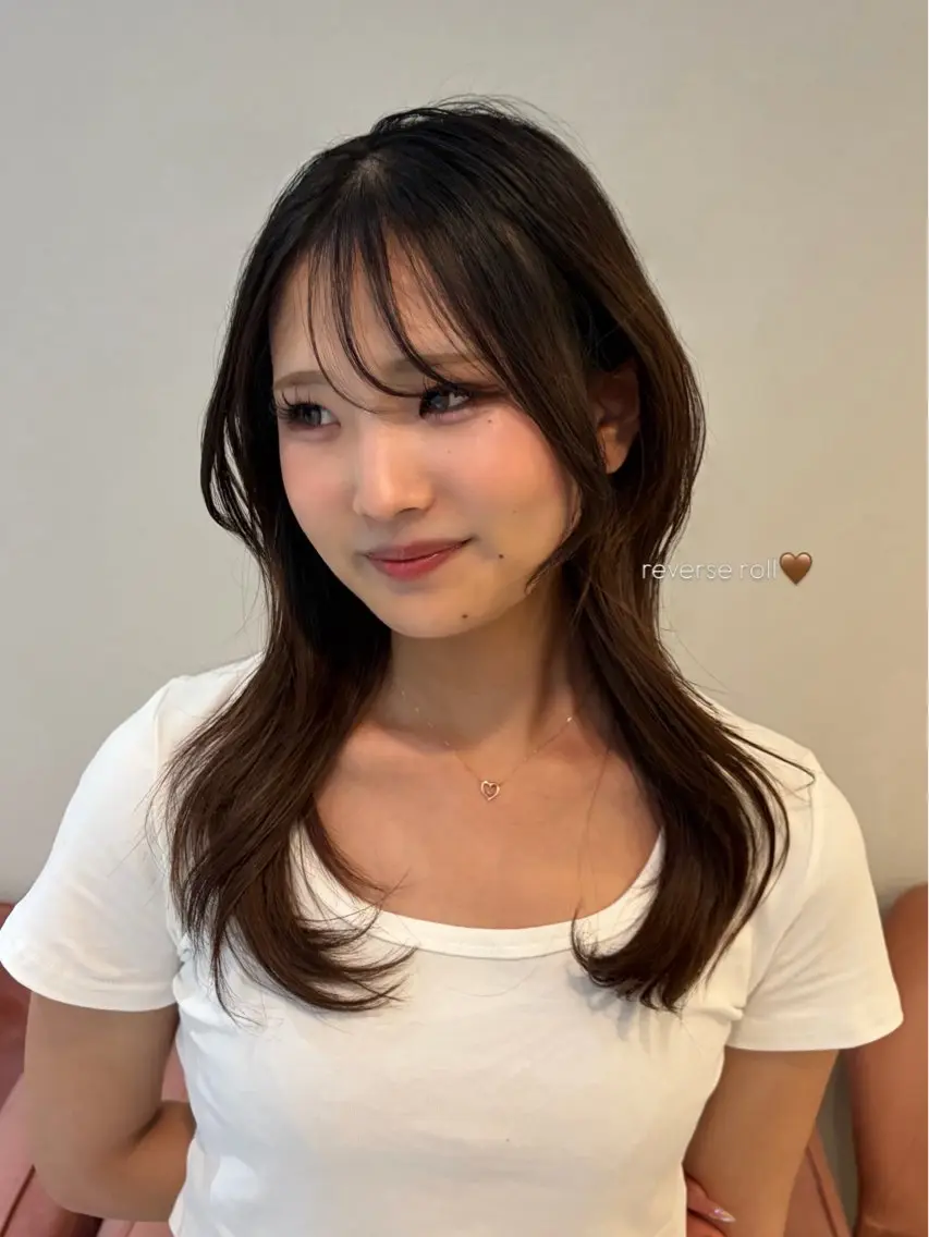 ミディアム カラー ブラウンカラー ヘアカラー 髪質改善/カラー /みつきのヘアスタイル