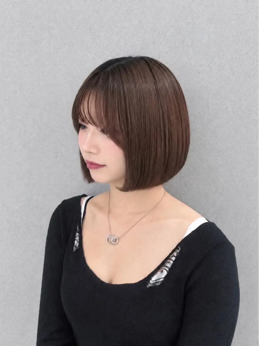 ショート カット トリートメント 艶カラー×似合 わせヘア✨hinaのヘアスタイル