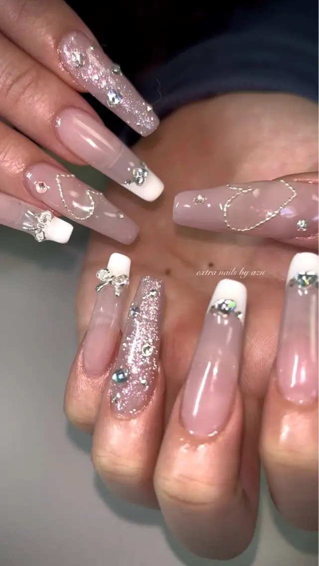 ネイル アートネイル ロングネイル ネイルチップ ハンドネイル extranails ／lemellaのネイルデザイン