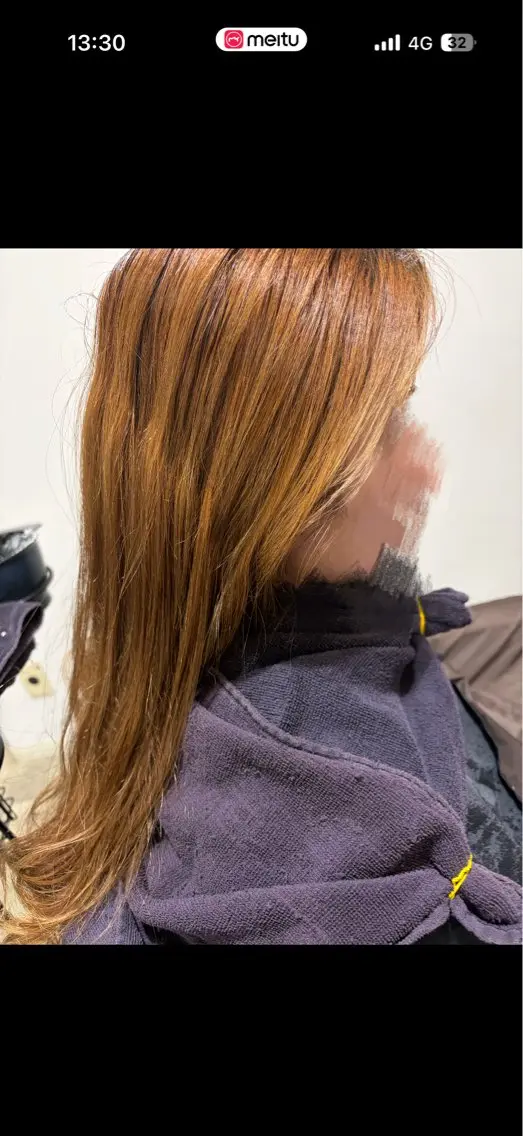 カラー ヘアカラー 山越 愛由夢のヘアスタイル