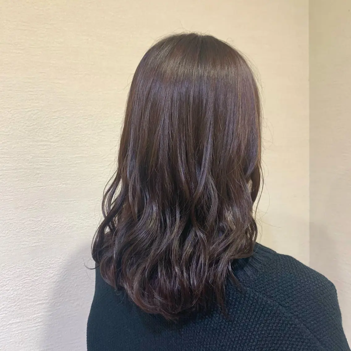ミディアム カラー ブラウンカラー ピンクカラー ピンクブラウン 🍳しながわ はるか🍳のヘアスタイル