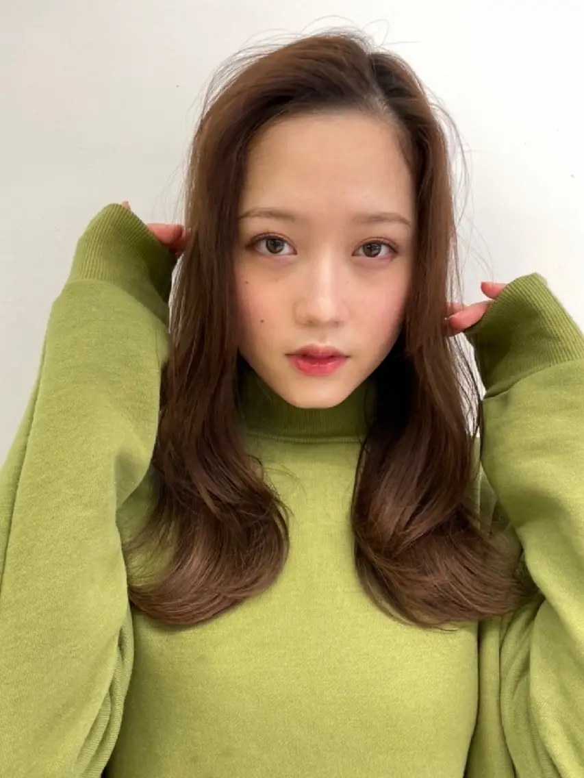 ✨💎艶のあるハイトーン💎✨ブリーチなしダブルカラー《🌟イルミナライトニングブースター使用🌟》の写真