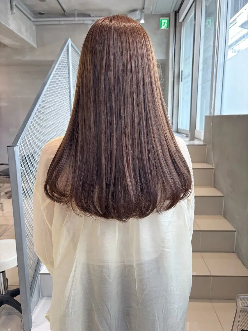 カラー ベージュカラー ヘアカラー トリートメント 透明感カラー/set /hana🛼🪽‪のヘアスタイル