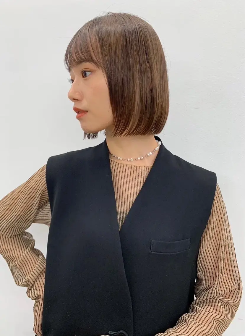 〈骨格似合わせ〉ぱつっとボブカット✨✨ {オーディションモデル}の写真