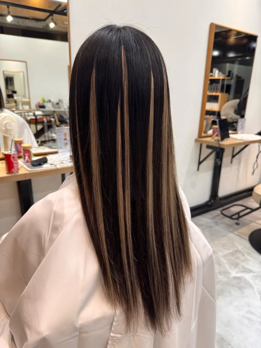 ロング 𝑴𝒊𝒚𝒖 /柏/プルエクステのヘアスタイル
