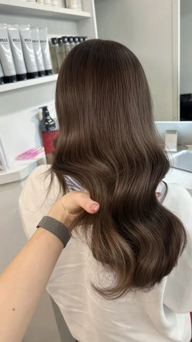 ロング カラー ベージュカラー ブリーチ ブラウンカラー 透明感カラー ダブルカラー カット ヘアカラー トリートメント 💍モテる艶髪 透明感カラー💖のヘアスタイル