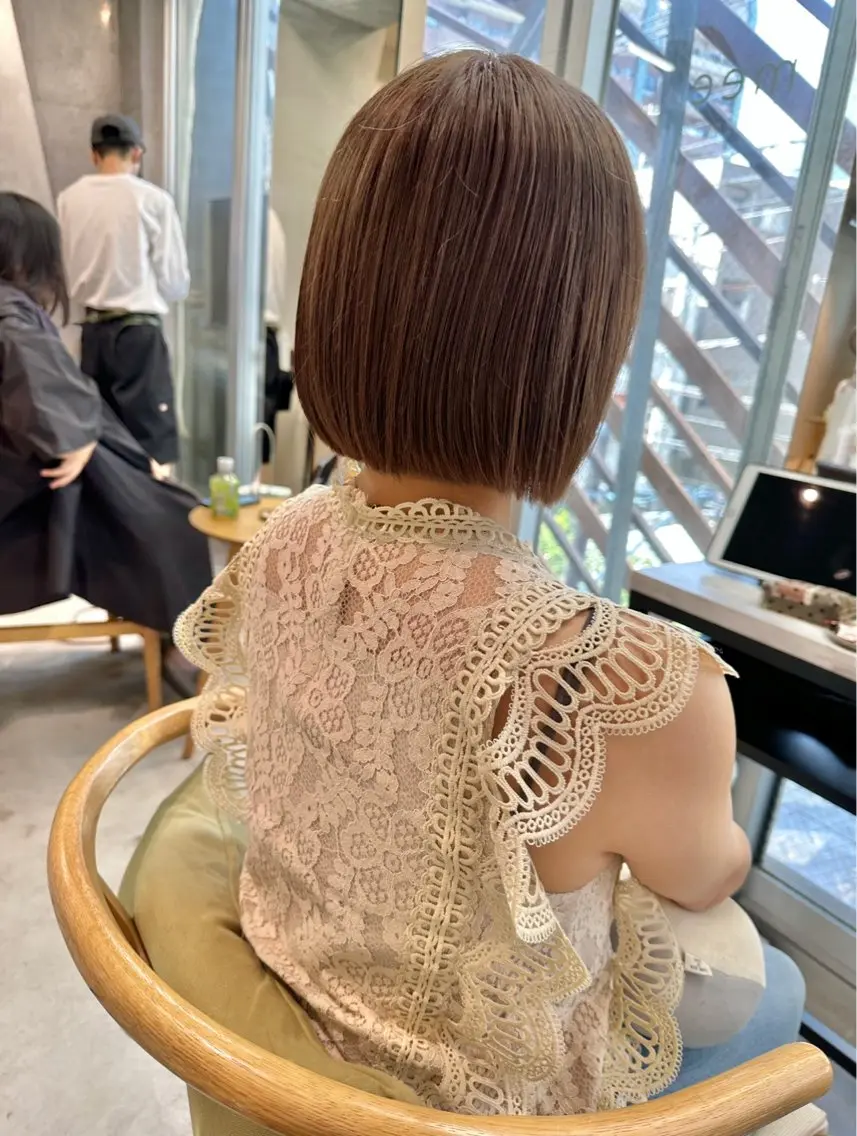 🌟【3回目以降の方】🌟透明感カラー＋うる艶トリートメント🍯の写真