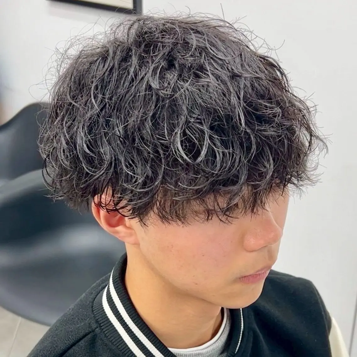 パーマ メンズ メンズパーマ/波巻き 桜井凌平のヘアスタイル