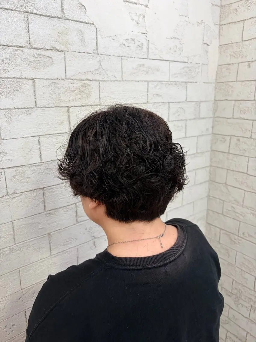 ショート パーマ カット パーマ レイヤー/パーマ 🐼HARUKA🐼のヘアスタイル