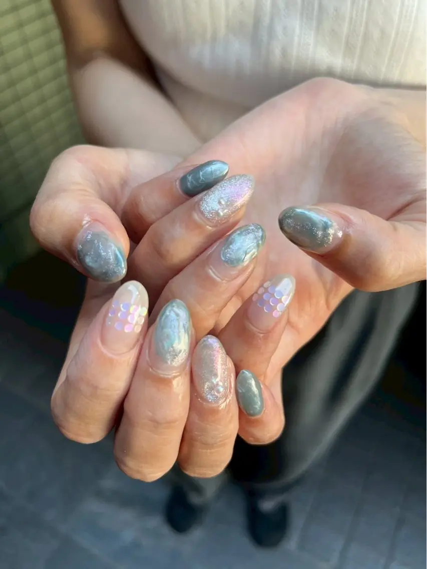ネイル ハンドネイル 越智 ⁺˳✧༚のネイルデザイン