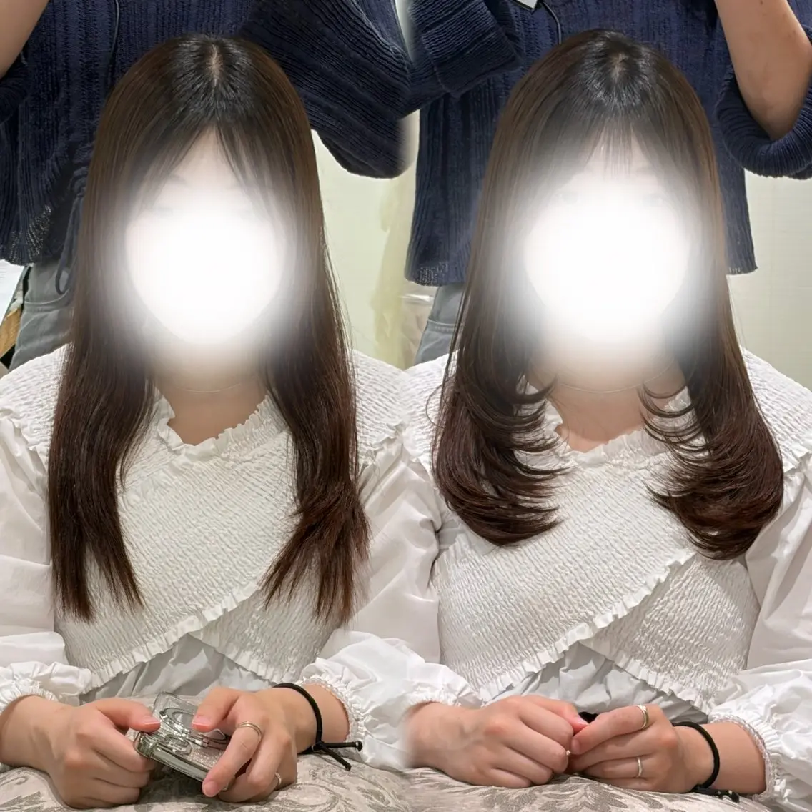 ロング カット ヘアカラー トリートメント レイヤーカット/ 髪質改善💘Ainaのヘアスタイル