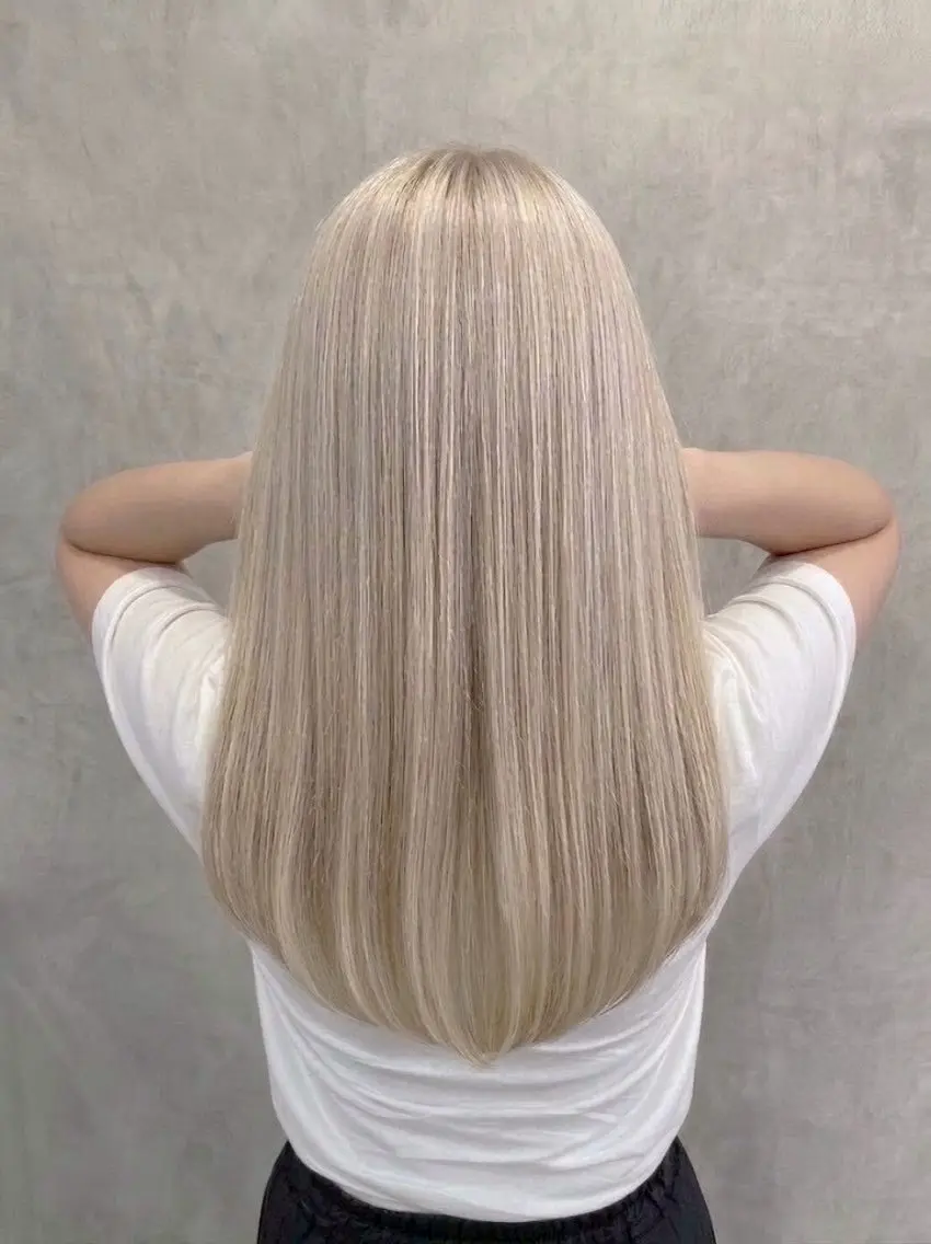 ロング ヘアカラー 🫧透明感カラー /艶髪すなお🧸のヘアスタイル