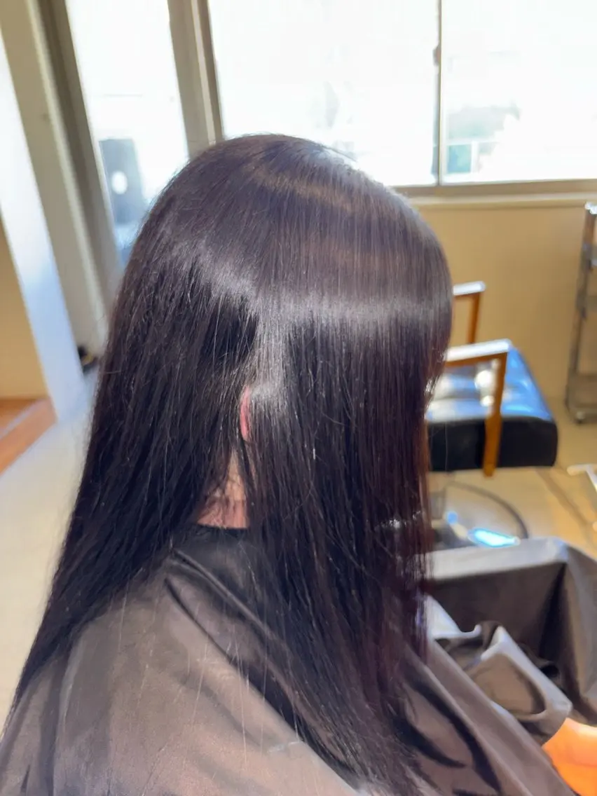 ロング 縮毛矯正 大藤 守遥のヘアスタイル