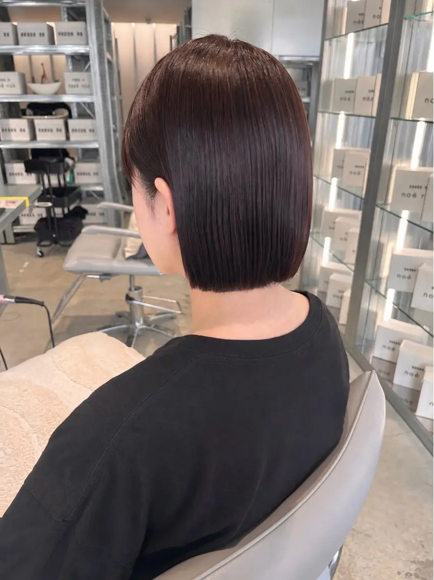 ショート カット ヘアカラー トリートメント nanase / レイヤーカットのヘアスタイル
