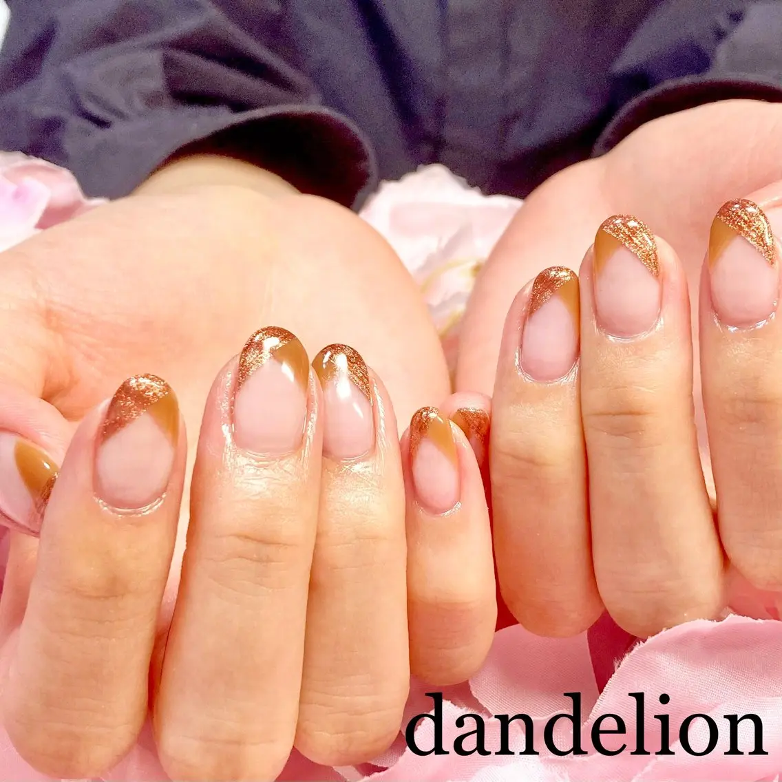 ネイル ハンドネイル ハンドケア dandelion ダンデライオンのネイルデザイン