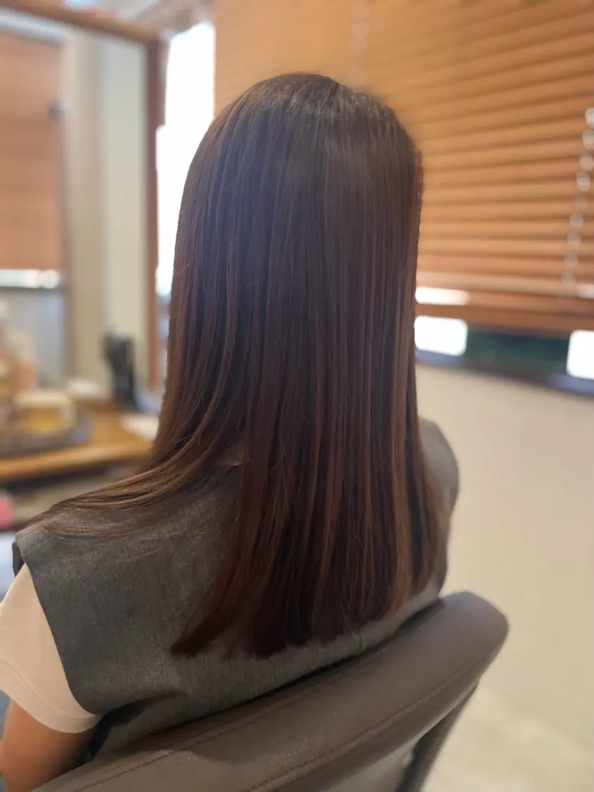 ロング 髪質改善 トリートメント fairytale アロマ&ヘアサロンのヘアスタイル
