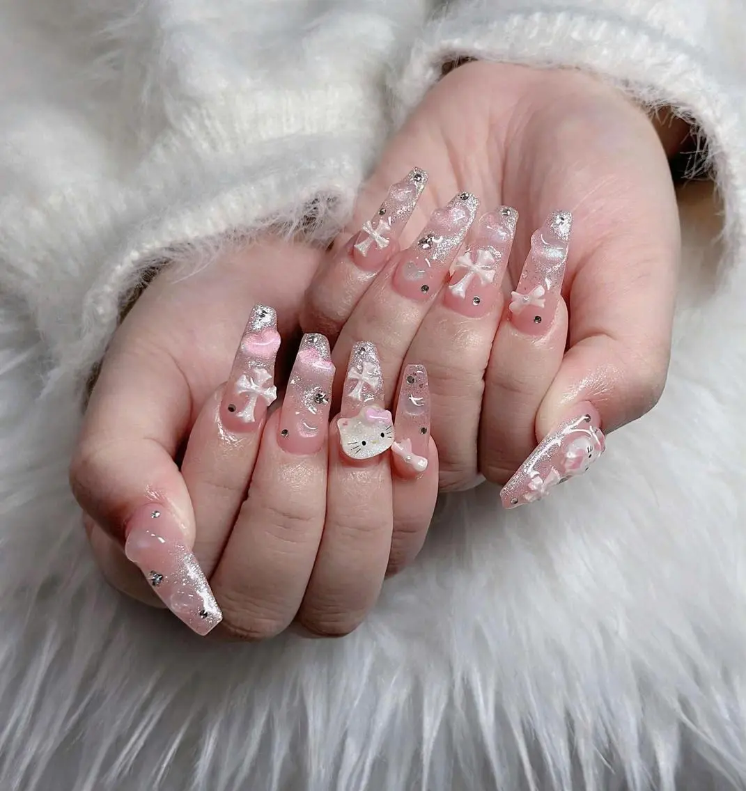 ネイル フレンチネイル ジェルネイル ハロウィン 韓国ネイル マグネットネイル ハンドネイル H.baby Nail Salonのネイルデザイン