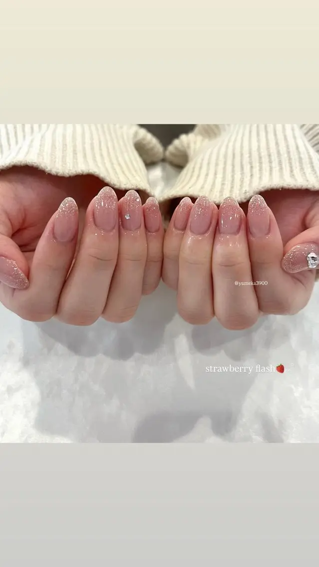 ネイル ハート ストーンネイル ハンドネイル ♡Tajima Yumeka♡のネイルデザイン
