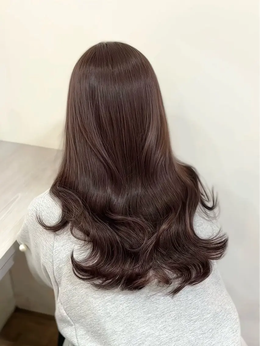 ロング カラー ヘアカラー トリートメント 艶髪カラー/ 茶屋町/王子凌汰のヘアスタイル