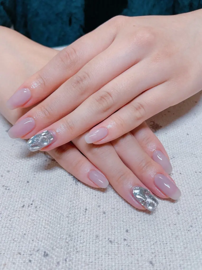 ネイル シンプルネイル 💫ゆか_ Nailartistのネイルデザイン