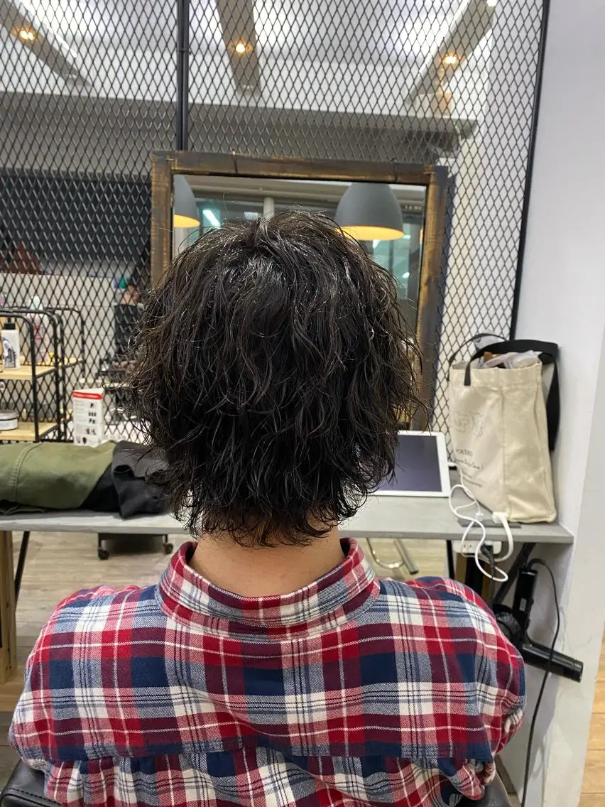メンズ限定カット＋パーマの写真