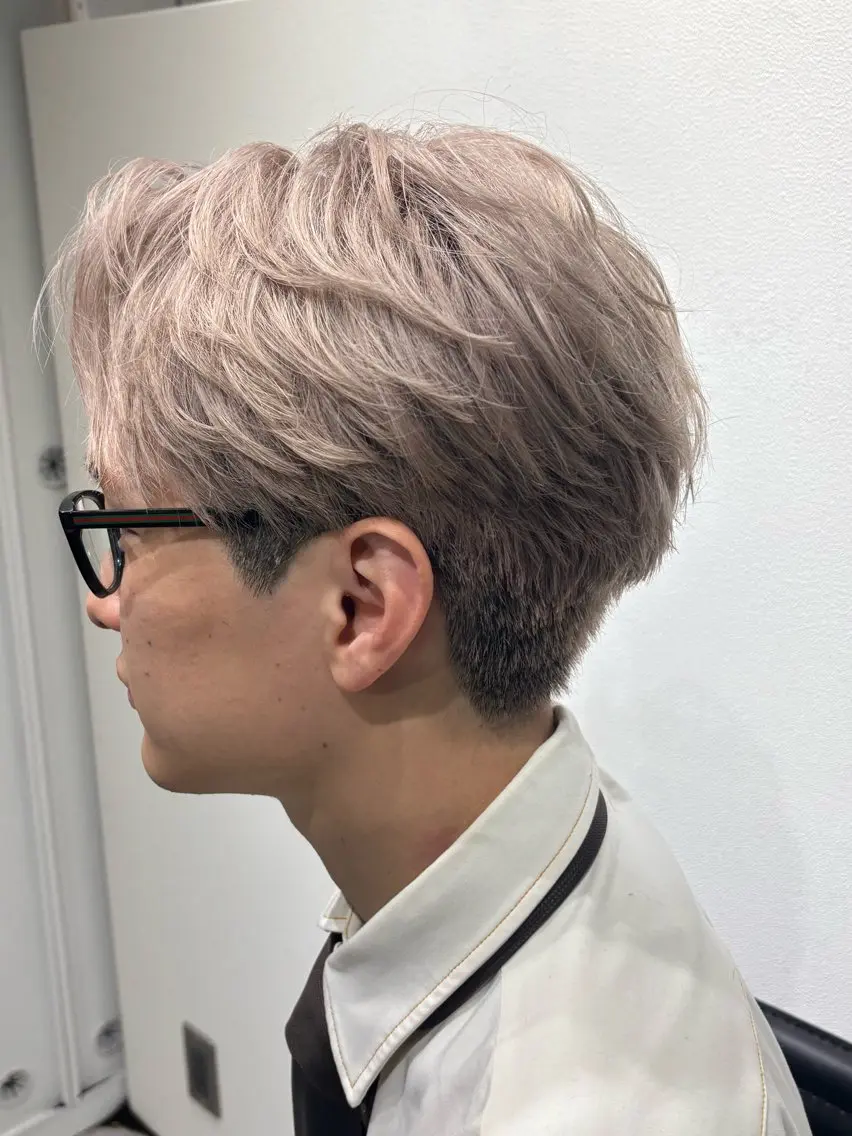 【イルミナ変更可】メンズカット+ダメージレスカラー　¥16000→8980の写真