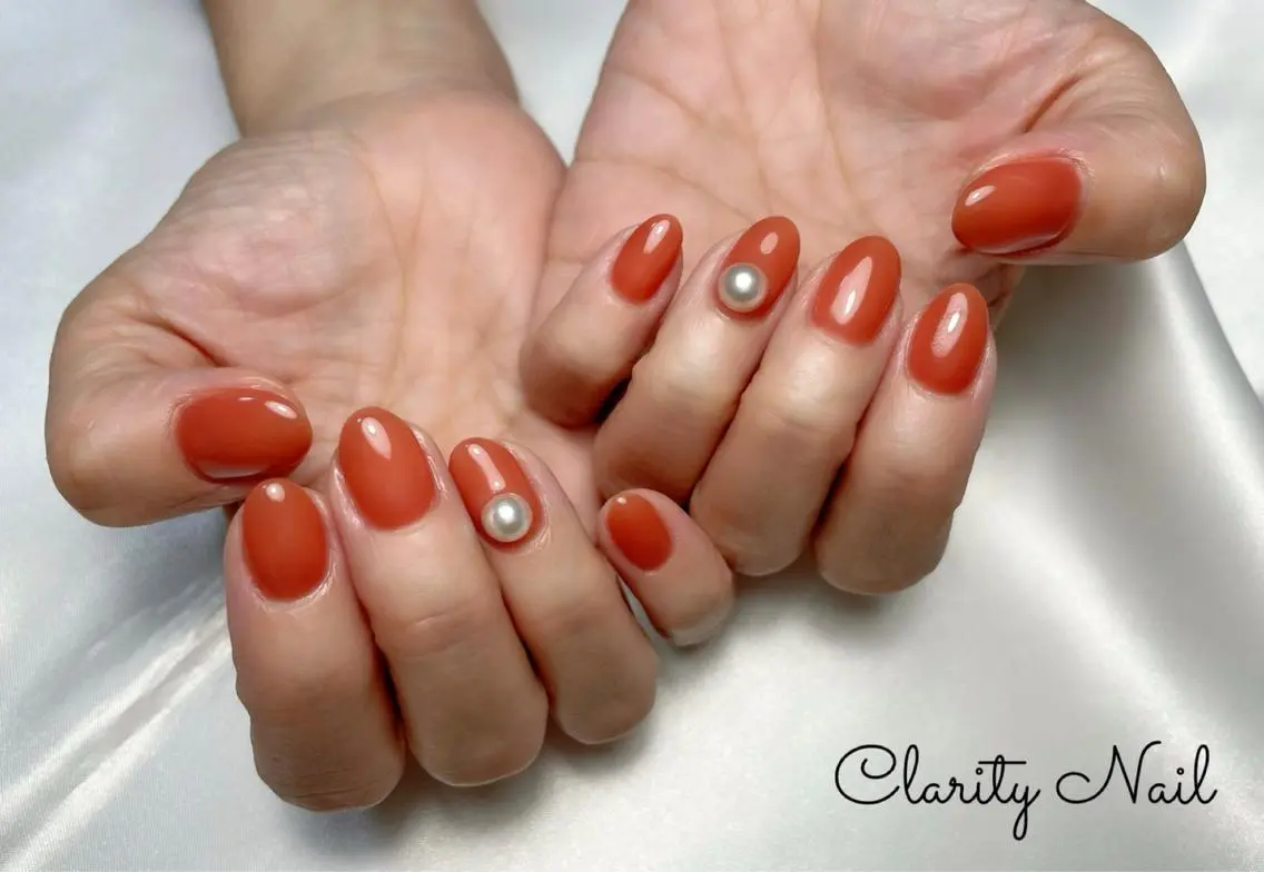 ネイル ワンカラーネイル ハンドネイル Clarity Nailのネイルデザイン
