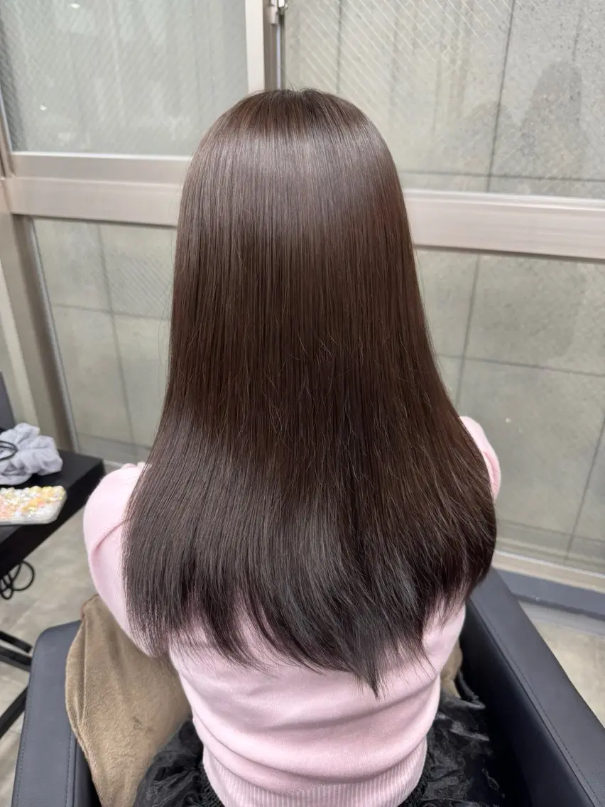 カラー りこ / 透明感カラー🎀🫧のヘアスタイル