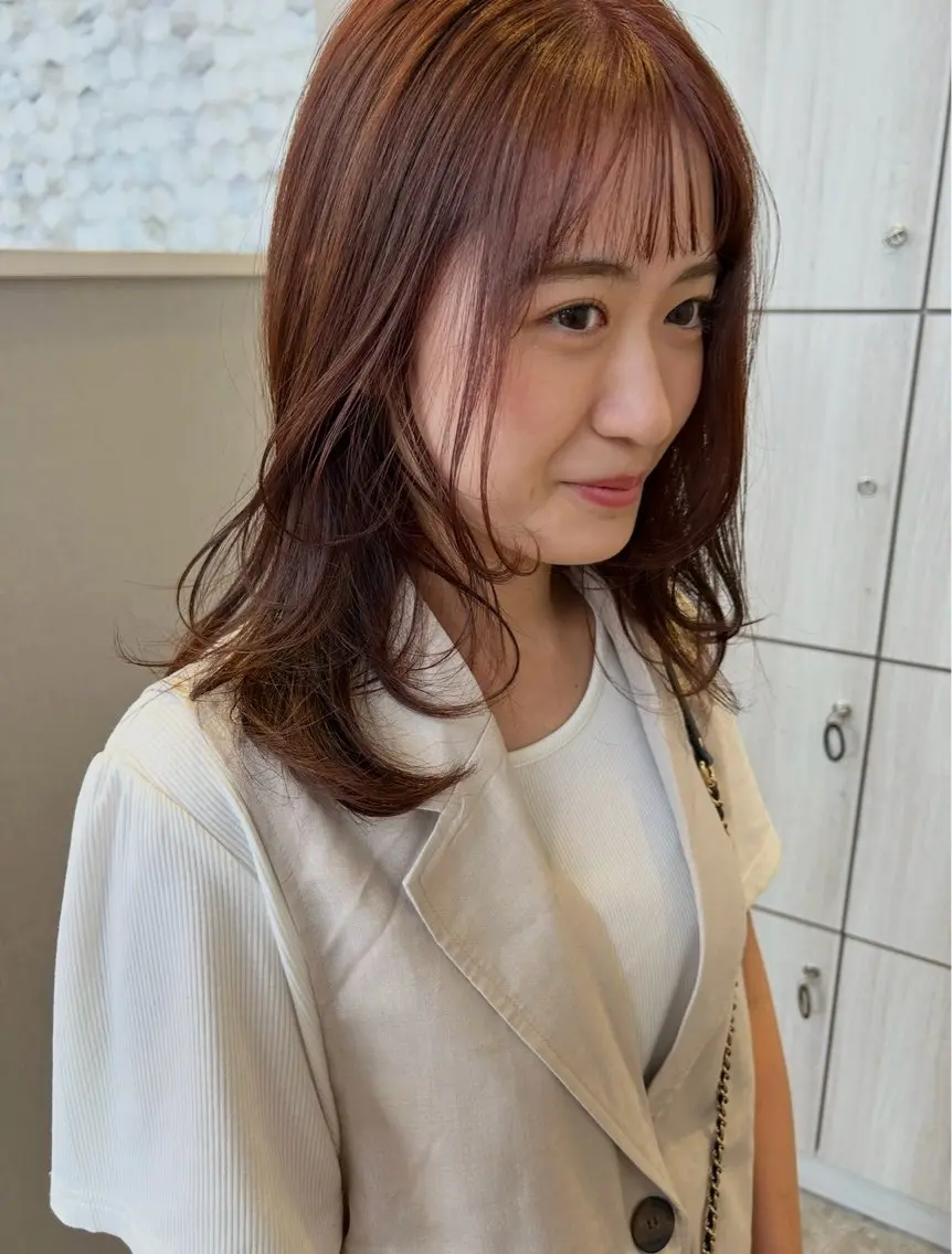 ロング カラー ヘアカラー emusalon . Akika✮*。゚のヘアスタイル