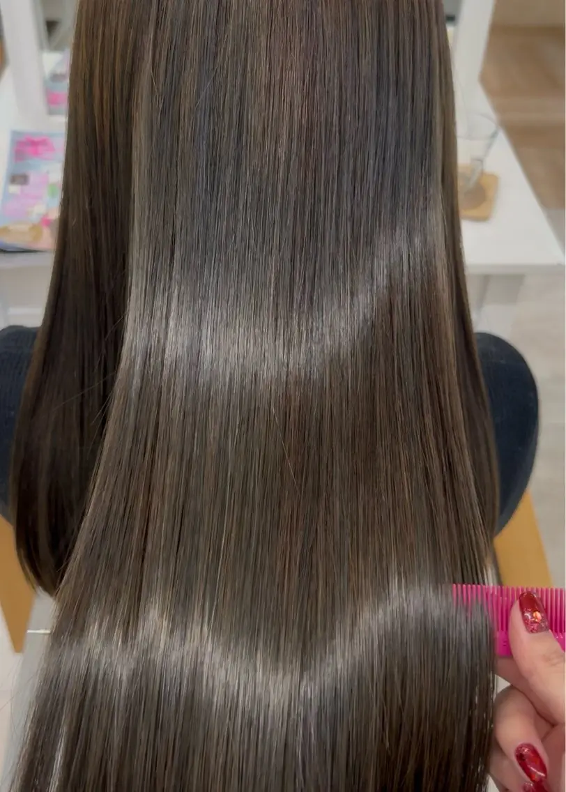 ロング カラー ヘアカラー トリートメント 武田 つぐみのヘアスタイル
