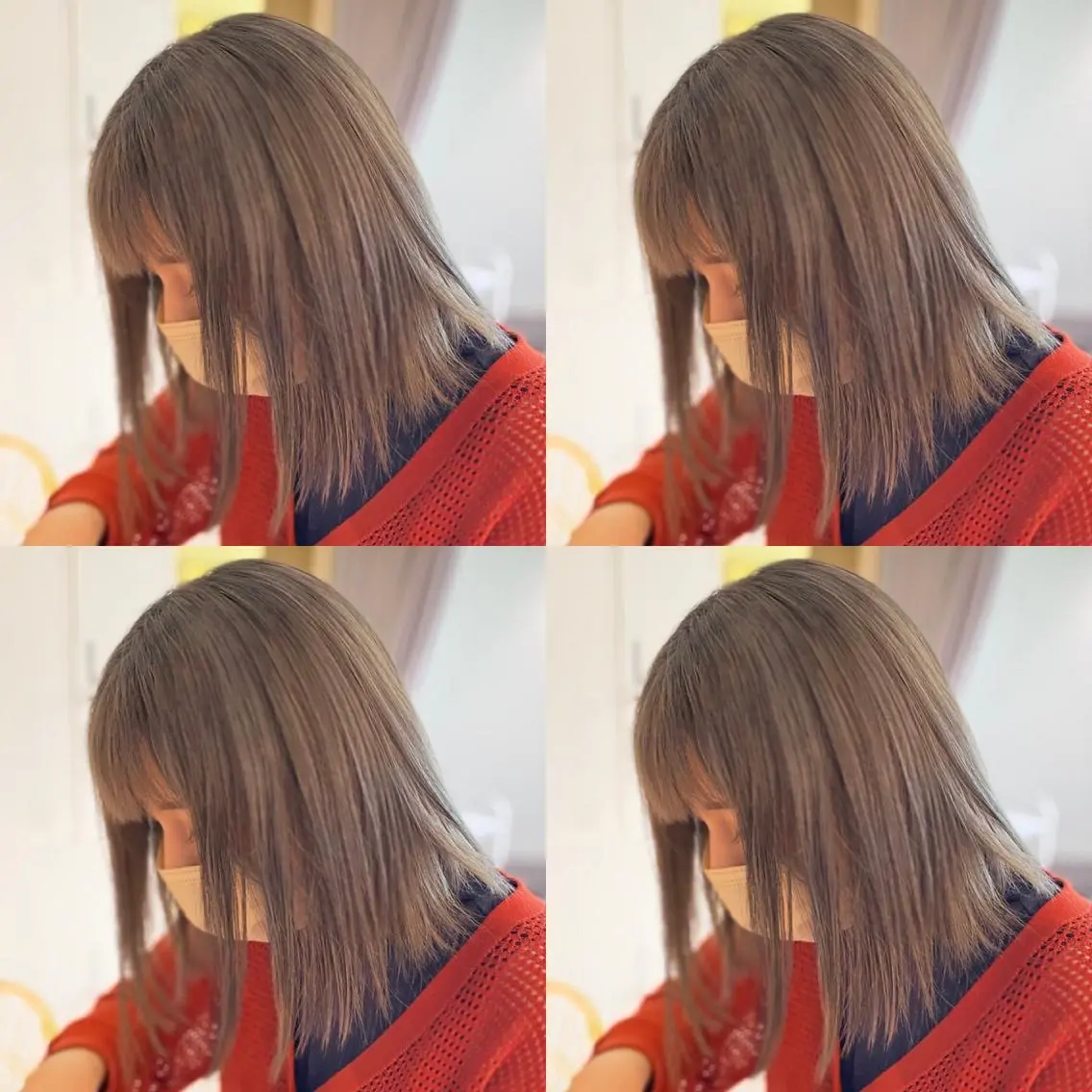 ミディアム カラー ヘアアレンジ ブリーチ ヘアカラー トリートメント 梅田中崎町髪質改善 /オキヒロト/エコルのヘアスタイル