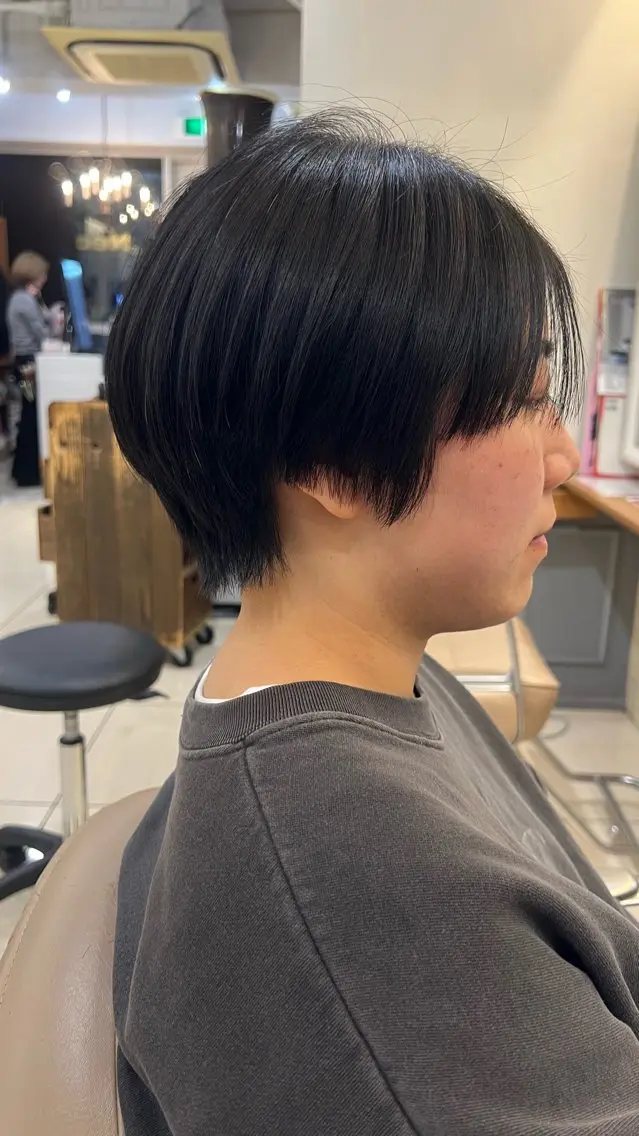 ショート ハンサムショート ショートヘア 🍓🍇 MAHO💞のヘアスタイル