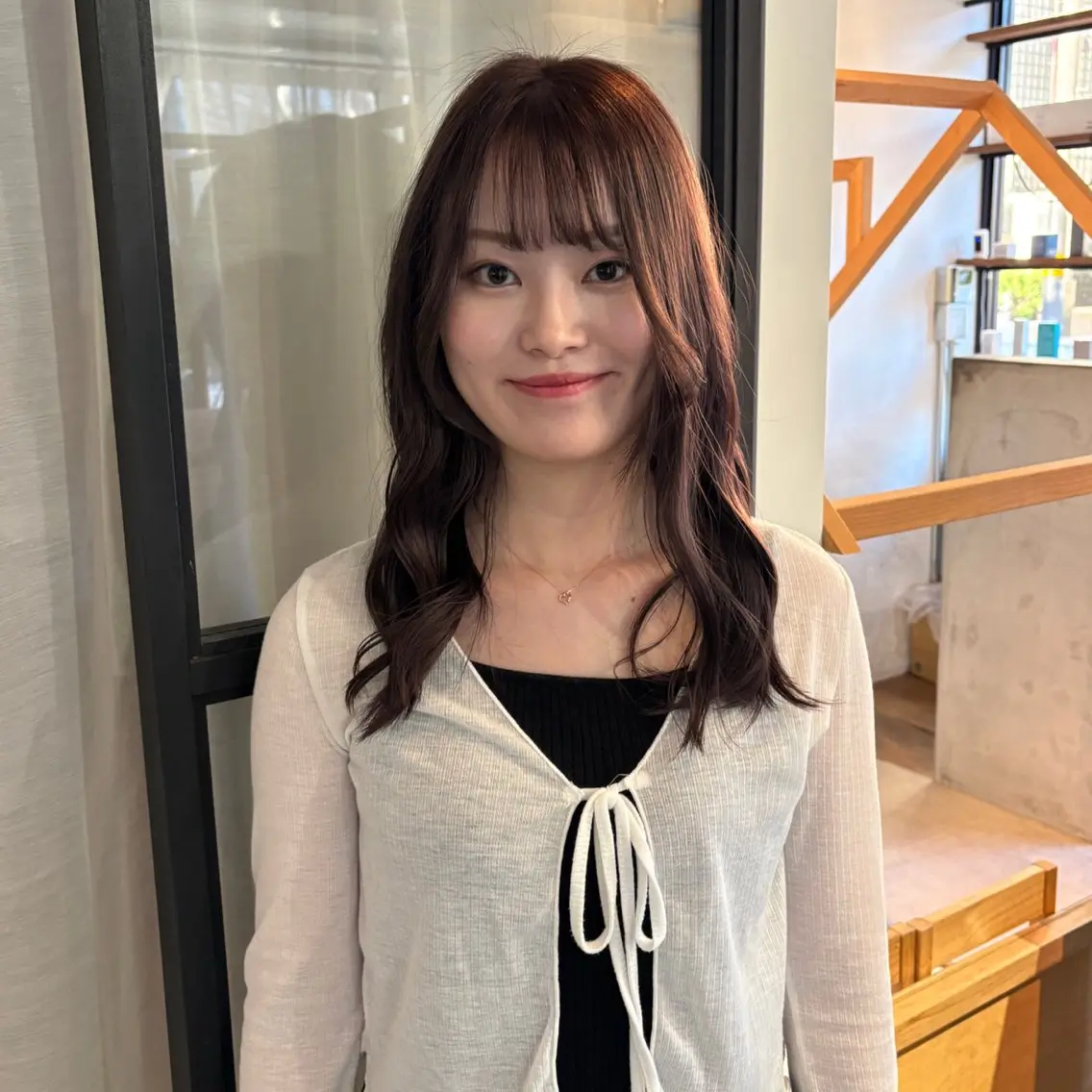 セミロング ヘアカラー ⭐️FERIA池田 ⭐️/松本葵のヘアスタイル