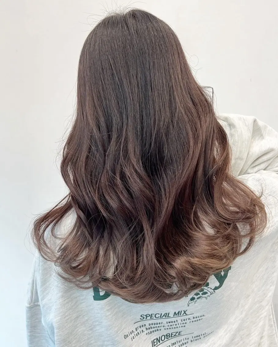 ロング カラー パーマ カット ヘアカラー パーマ トリートメント 平日オススメ✨ コスパ&タイパ✨山下のヘアスタイル