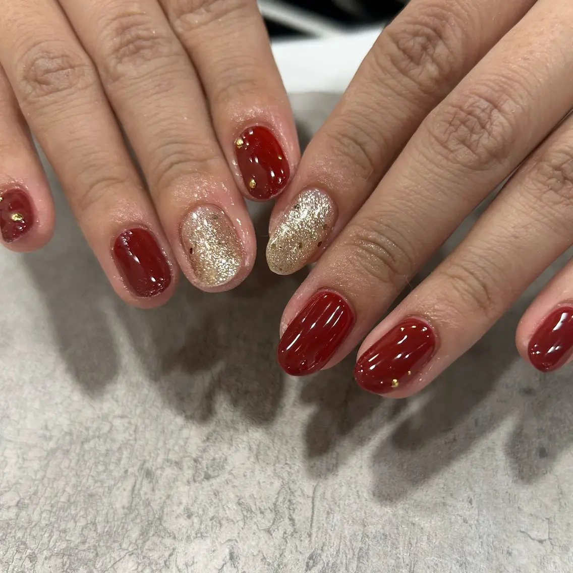 ネイル ワンカラーネイル Allure 小山店 結咲(ゆいさ)のネイルデザイン