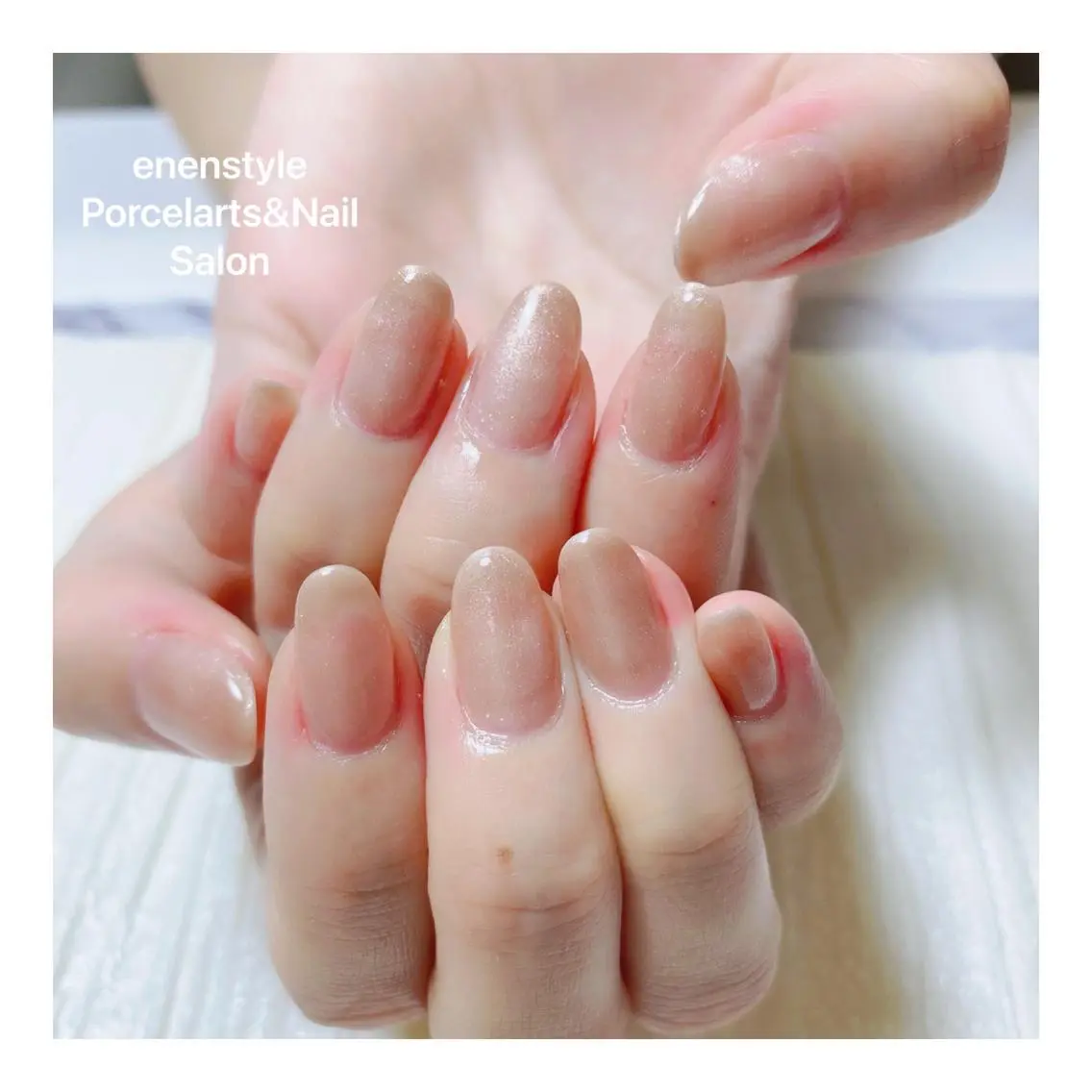 ミディアム ネイル 🐾enen style 🐾のネイルデザイン