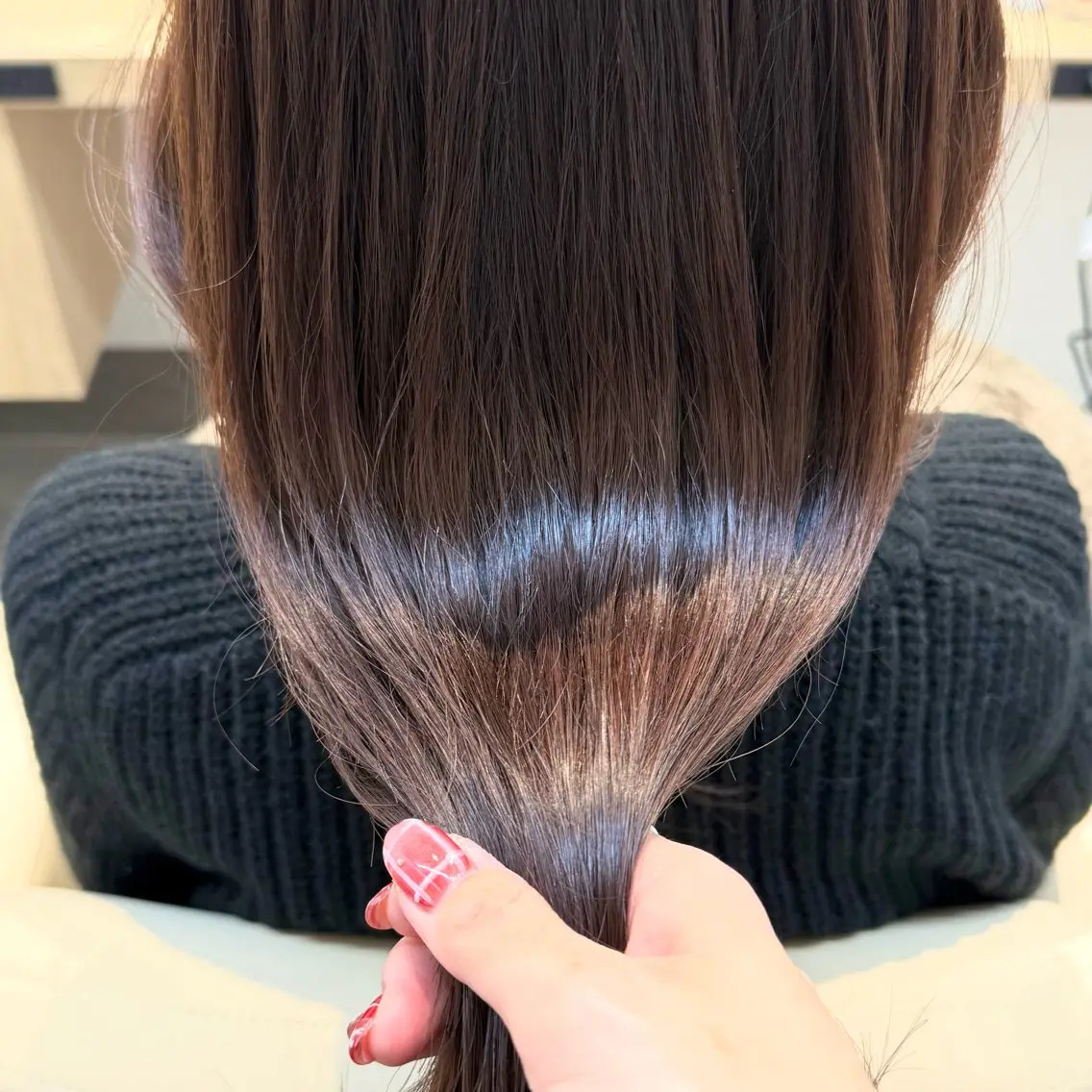 セミロング アッシュ 韓国風カラー ボブ 髪質改善 韓国風ヘア 🌿寄り添い型美容師 🌿yuiのヘアスタイル